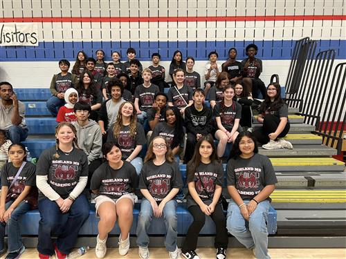 Highland Middle School UIL Academics Participants